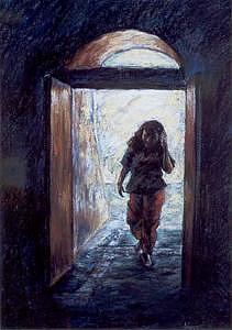 Figurative Painting - Cool Interior by Tina Siddiqui Figurative Painting - Cool Interior by Tina Siddiqui