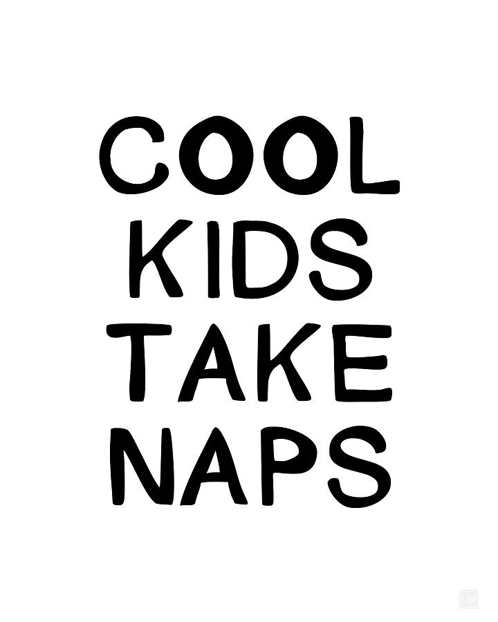 Cool Kids Take Naps- Art by Linda Woods Digital Art by Linda Woods
