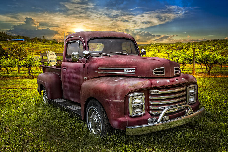 Barn Photograph - Cool Old Ford by Debra and Dave Vanderlaan