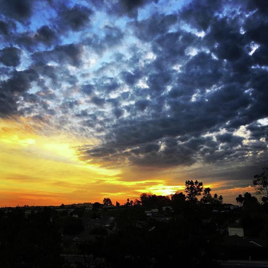Sunset Photograph - Cool Skies ✨ #clouds #betweenstorms by J Lopez