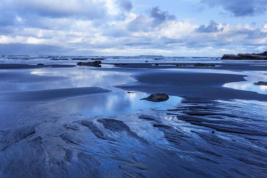 Blue Photograph - Cool Summer At Beach by Matt Cohen Blue Photograph - Cool Summer At Beach by Matt Cohen