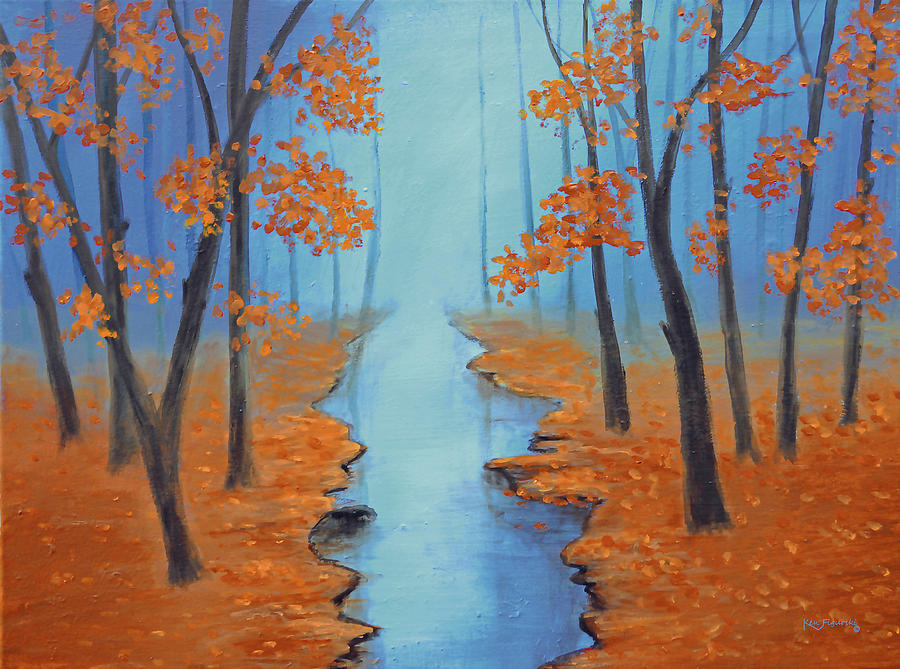 Cool Warmth Of Autumn Painting by Ken Figurski