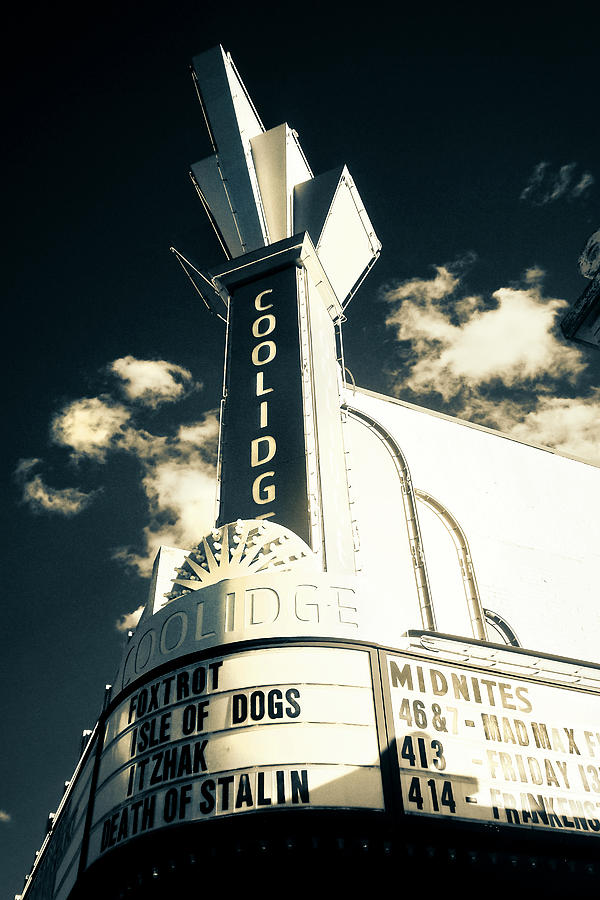 Coolidge Corner Theatre in Infrared Photograph by Joann Vitali