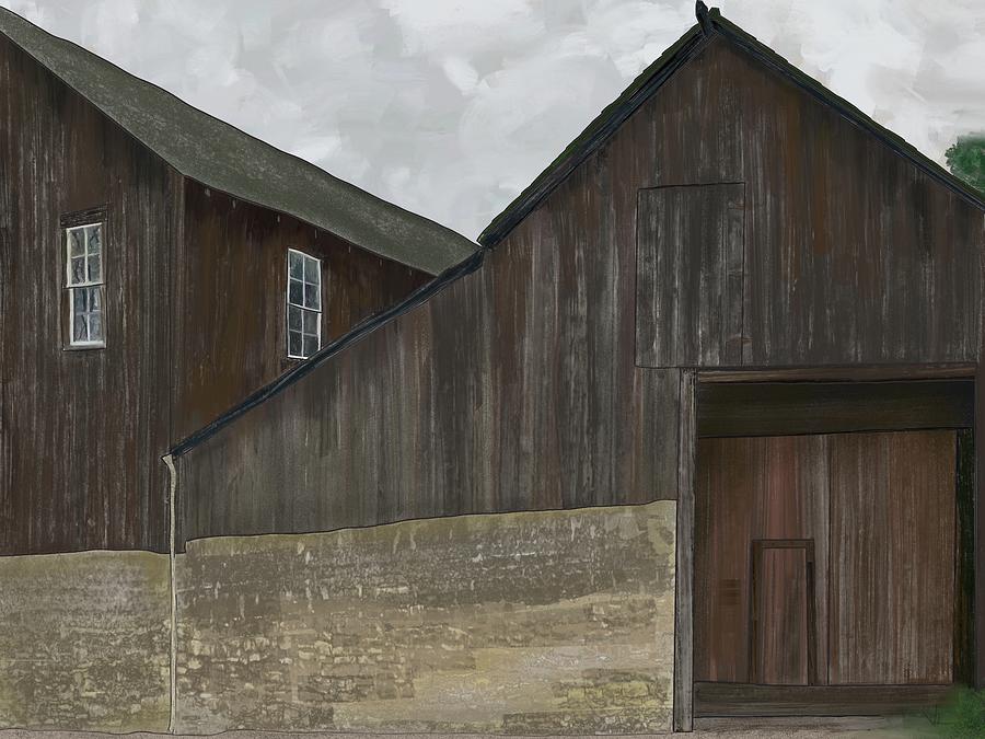 Cooper-Molera Barns Digital Art by Victor Shelley
