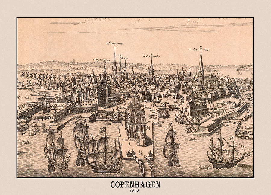 Copenhagen 1618 Photograph by Andrew Fare