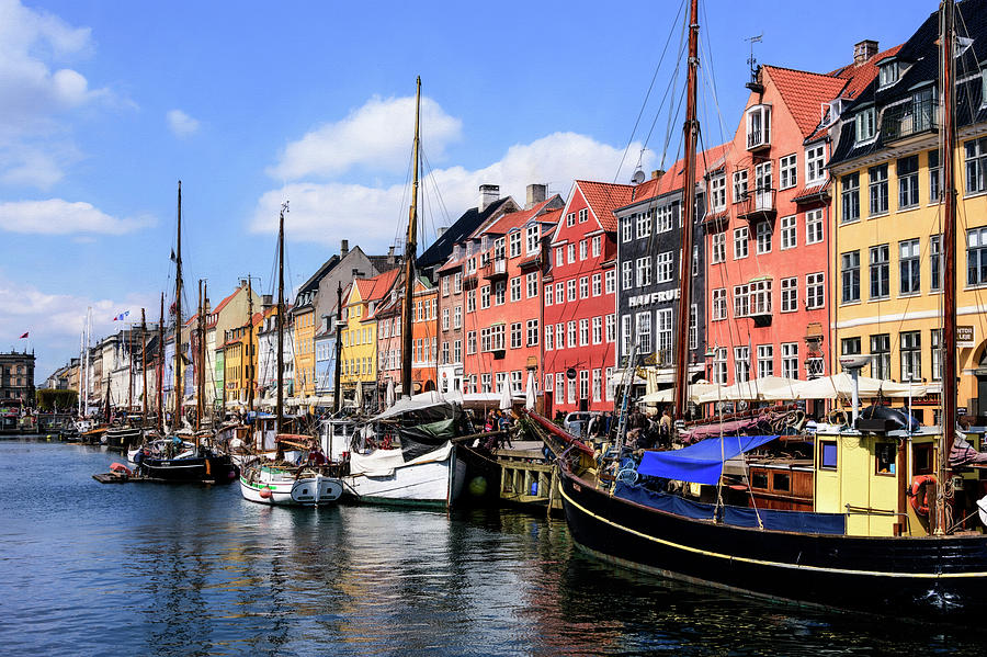 Copenhagen and Its Wharf Photograph by Betty Eich