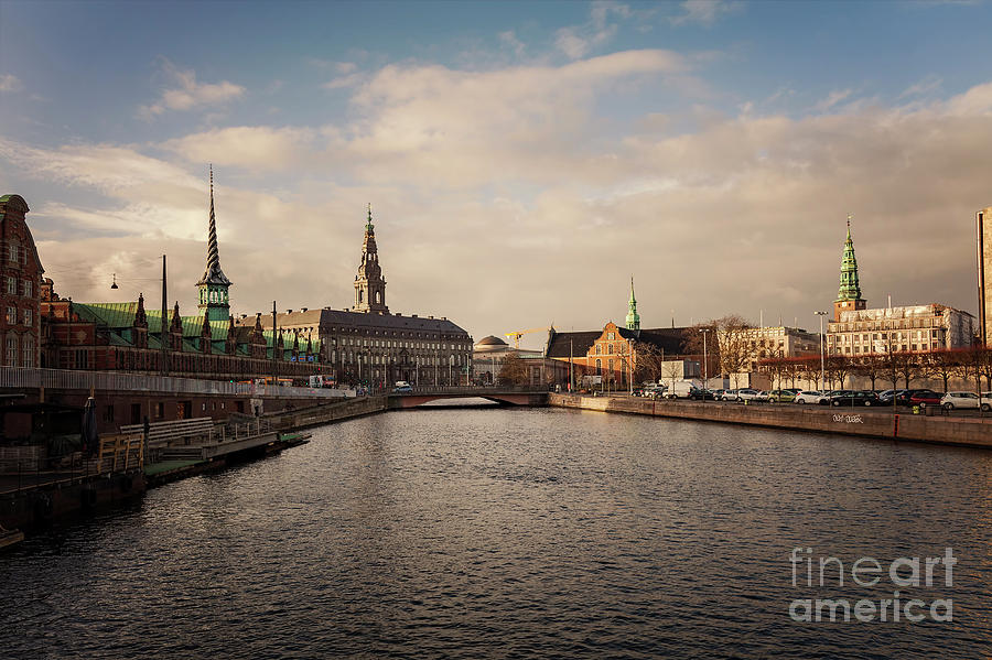 Copenhagen city skyline Photograph by Sophie McAulay