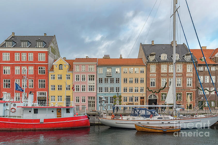 Copenhagen Nyhavn Waterfront Photograph by Antony McAulay