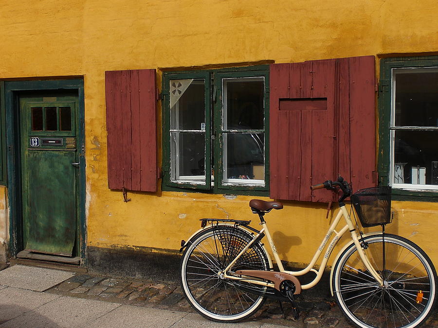 Bike Photograph - Copenhagen Still Life by Sabine Meisel Bike Photograph - Copenhagen Still Life by Sabine Meisel
