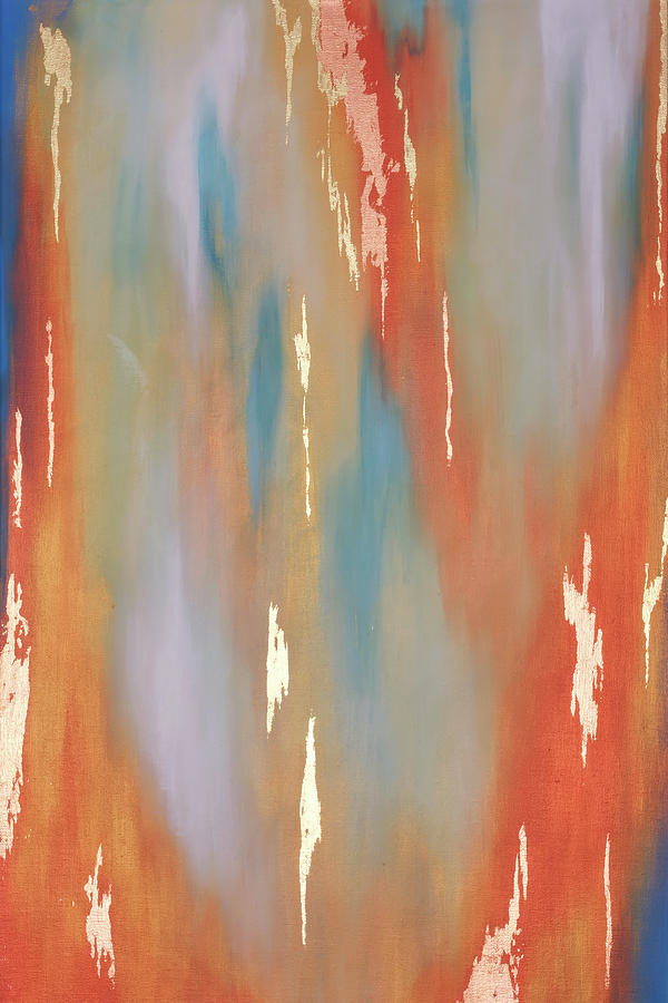 Copper Abstract 2 Painting by Michelle Joseph-Long