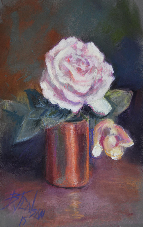 Copper and Rose Painting by Billie Colson