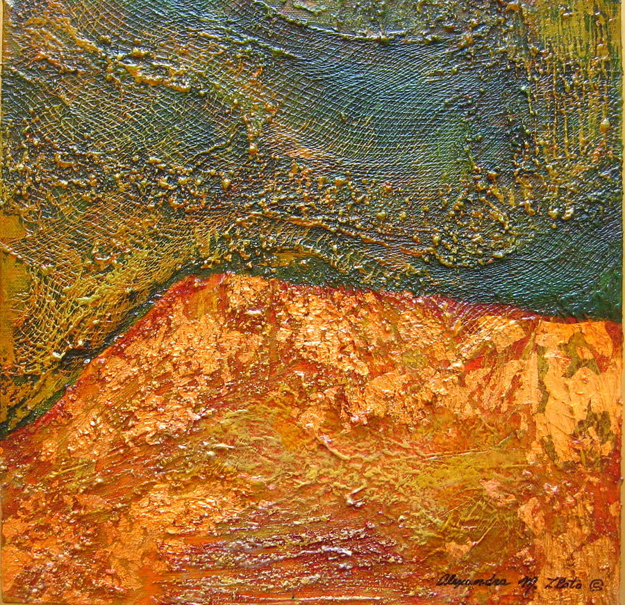 Copper Canyon Hike III Painting by Alexandra Zloto Pixels