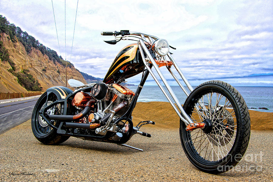 Classic West Coast Chopper Photograph by Dave Koontz - Pixels