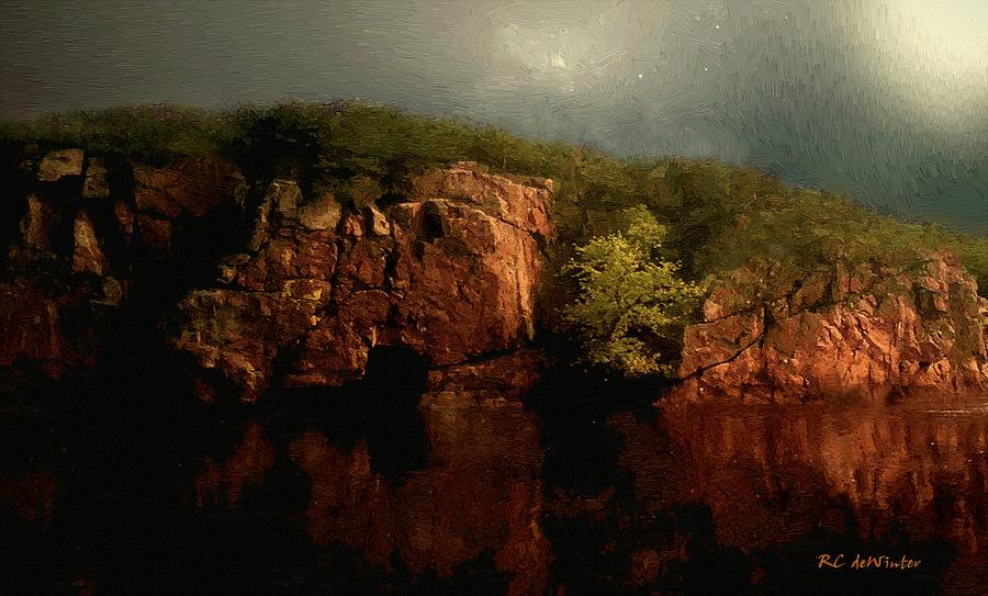 Copper Cliffs Painting by RC DeWinter