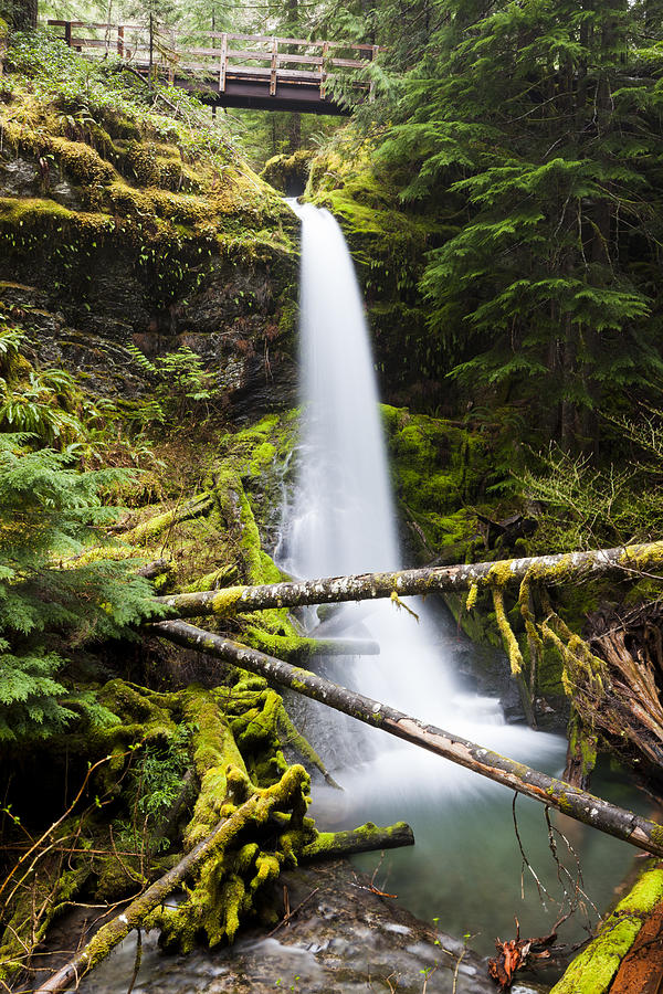 Copper Creek Falls Photograph by Kevin Miller - Pixels