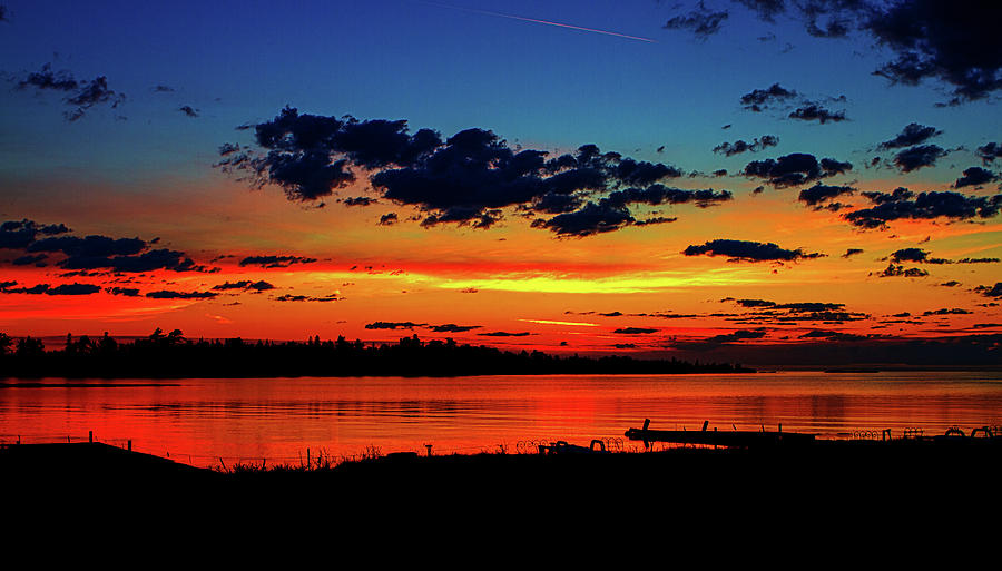 Copper Dawn at Copper Harbor Photograph by Jeff Kurtz