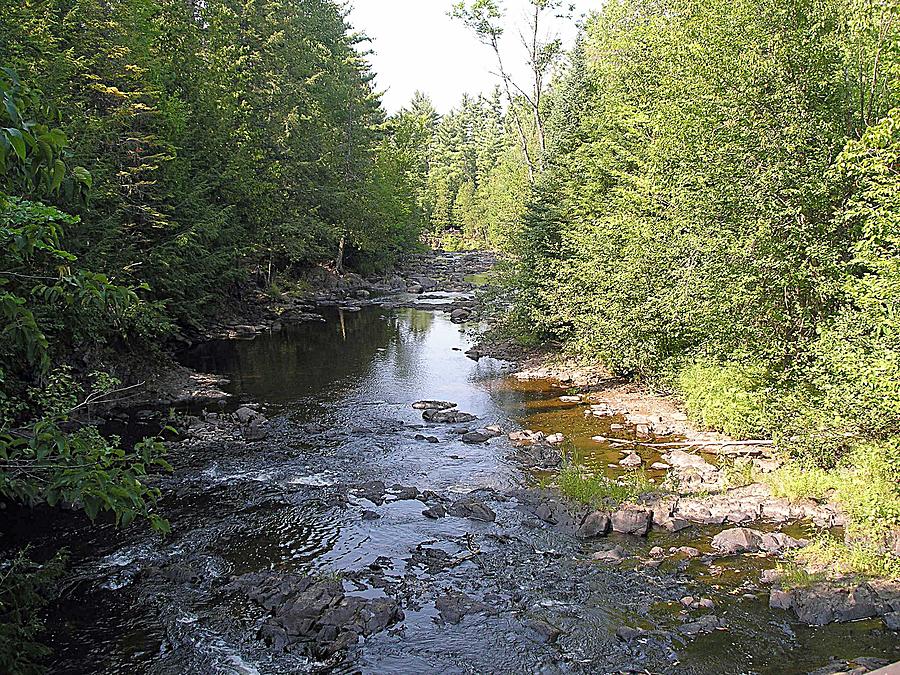 Copper Falls  River Photograph by Terence McSorley