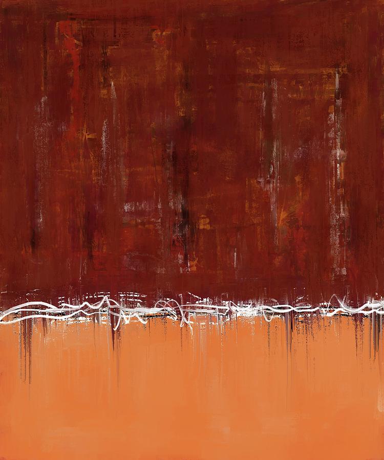 Copper Field Abstract Painting Digital Art by Eduardo Tavares