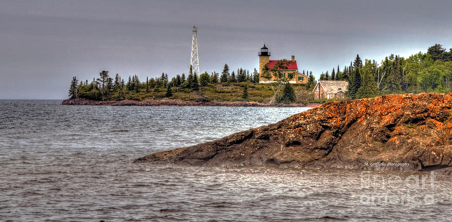 Lighthouse Photograph - Copper Harbor Light by Michael Griffiths