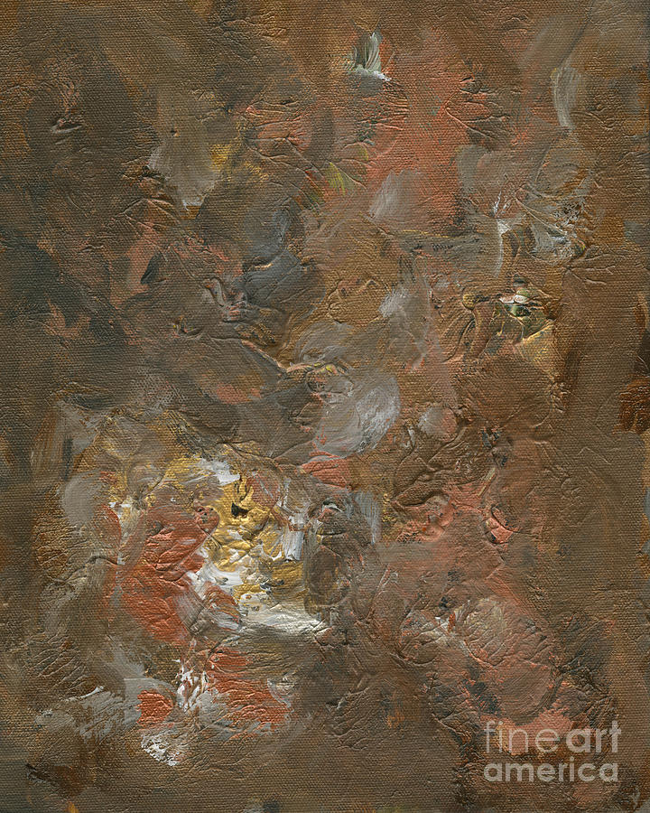 Copper Melee 2 Painting by Nadine Rippelmeyer