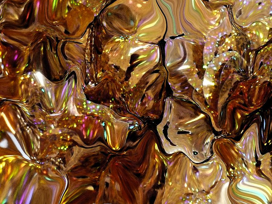 Copper Melt Digital Art by Florene Welebny