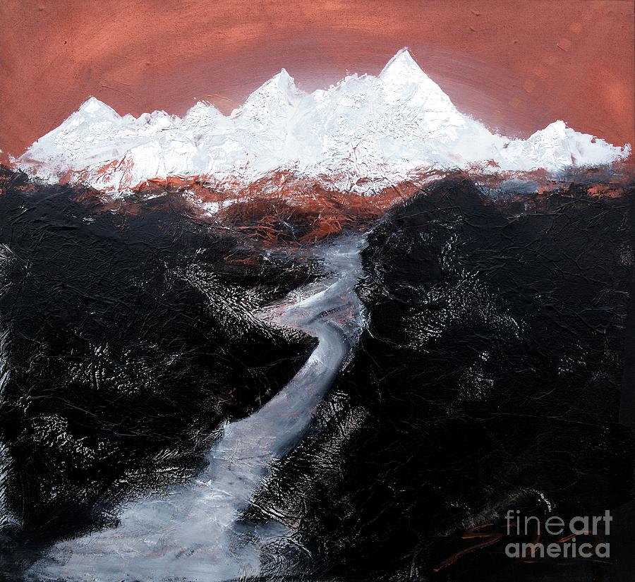 Copper Mountain Painting by Lidija Ivanek - SiLa