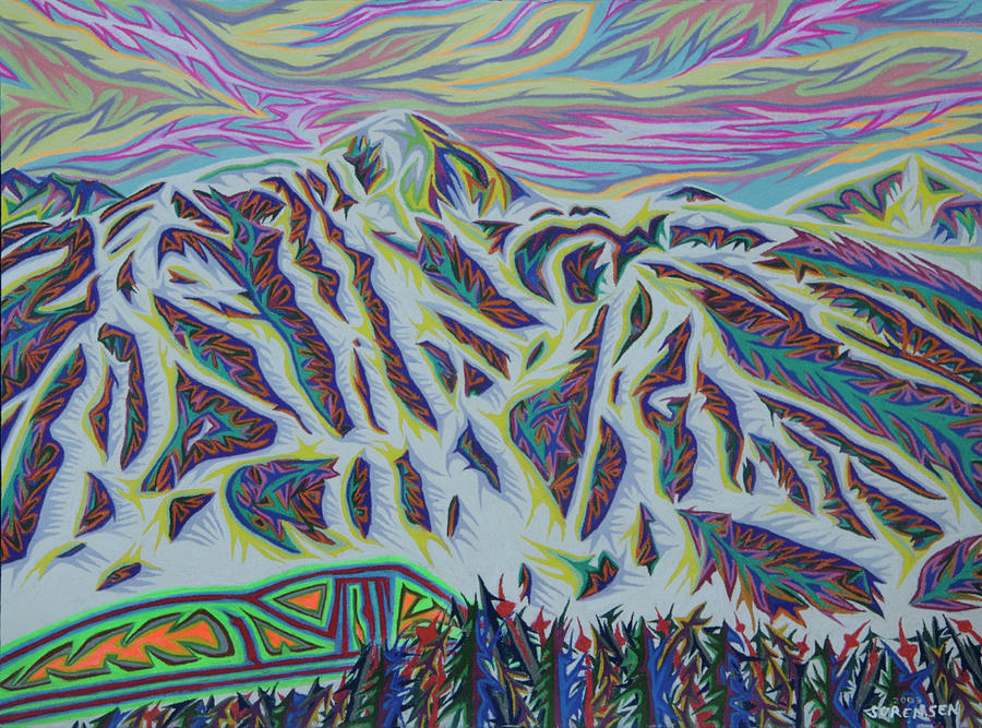 Copper Mountain Painting by Robert SORENSEN