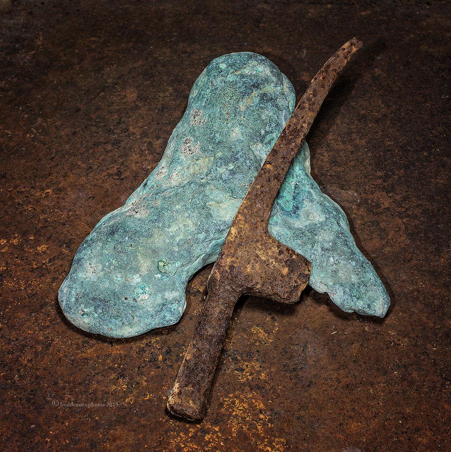 Copper Nugget Rock Hammer Photograph by Fred Denner