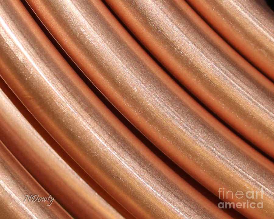 Copper Pipes Photograph by Natalie Dowty