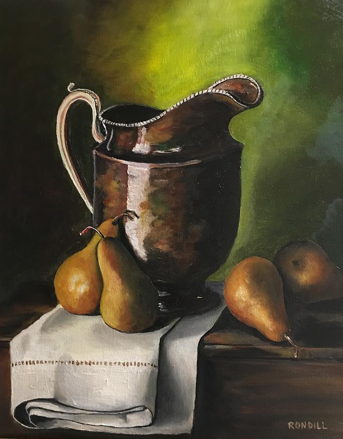 Copper Pitcher Painting by Ronald Dill - Fine Art America