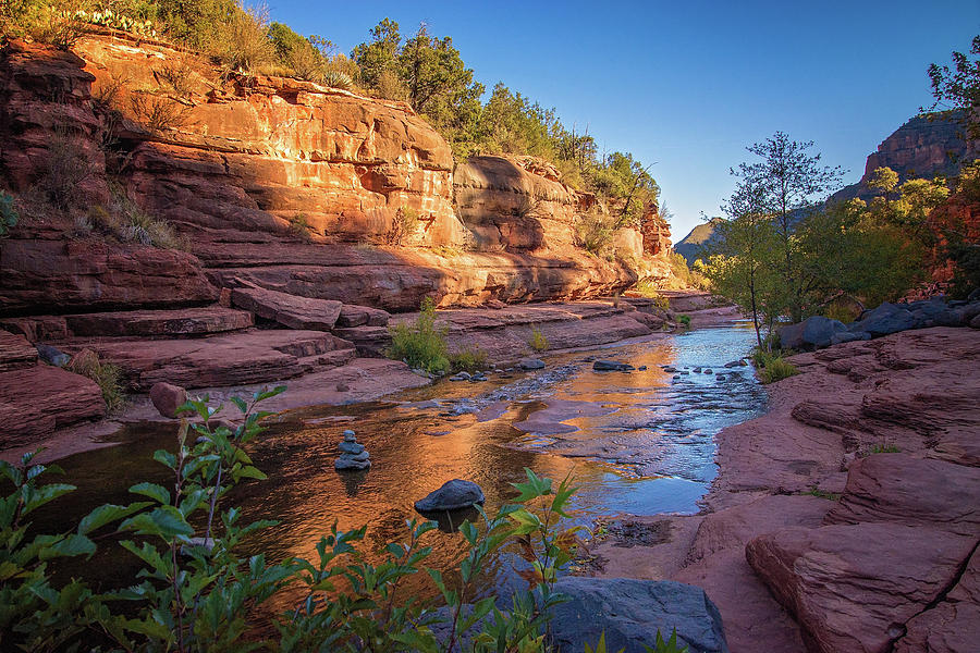 Copper Pools at Slide Rock State Park Photograph by Lynn Bauer