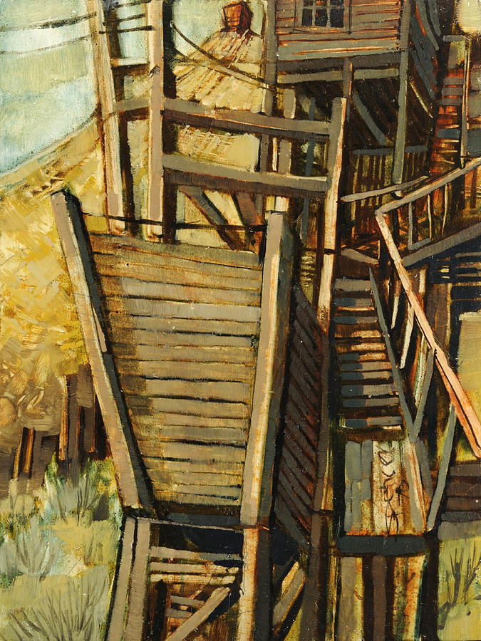 Copper Queen Mine Painting by Steve Spencer