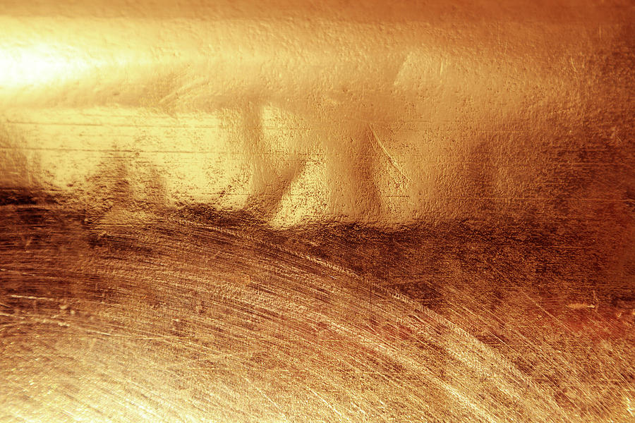 Copper texture  Photograph by Les Cunliffe