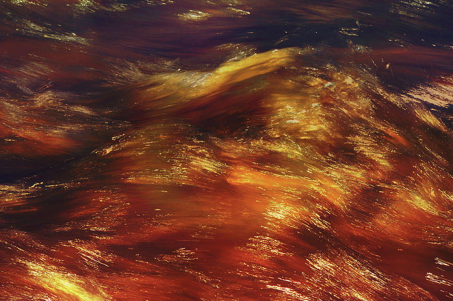 Copper Water Abstract Photograph by Jenny Rainbow