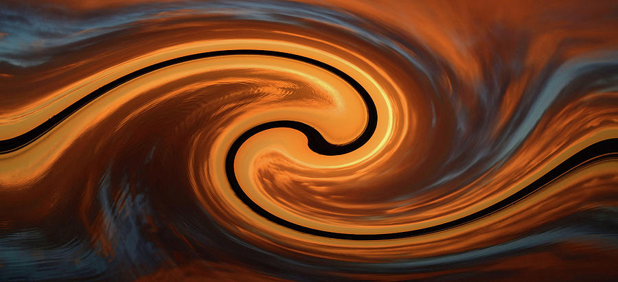 Copper Waves Photograph by Whispering Peaks Photography