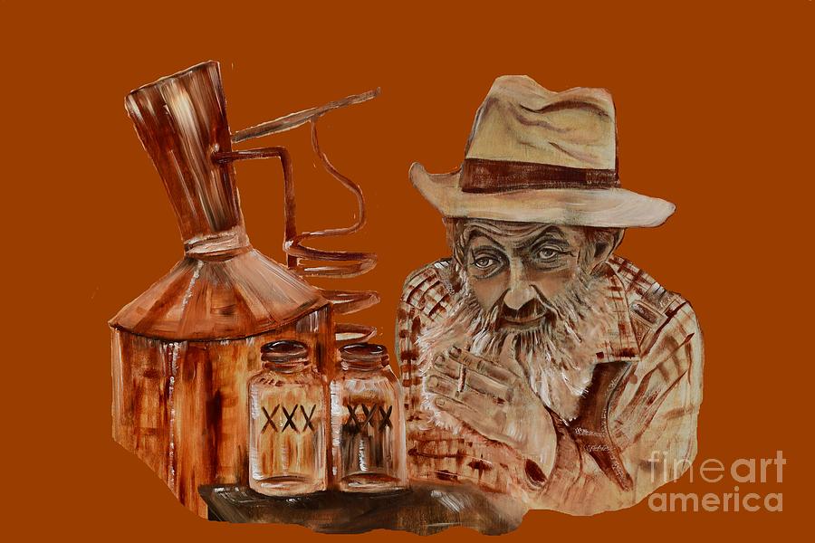 Coppershine Popcorn-Transparent for T-shirts Painting by Jan Dappen