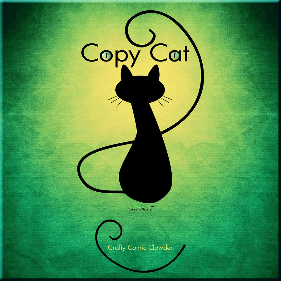 Copy Cat Digital Art by Torie Tiffany