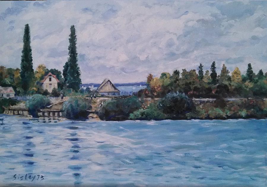 Copy of the Seine at Bougival by Sisley by Elisabeth Harvey Copy of the Seine at Bougival by Sisley by Elisabeth Harvey
