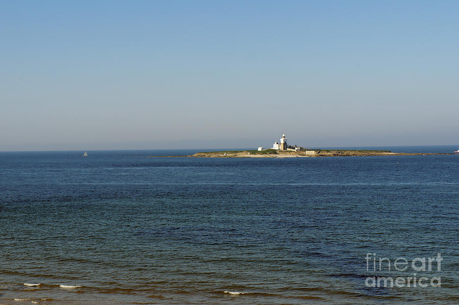 Coquet Island and Lighthouse Photograph by Elena Perelman