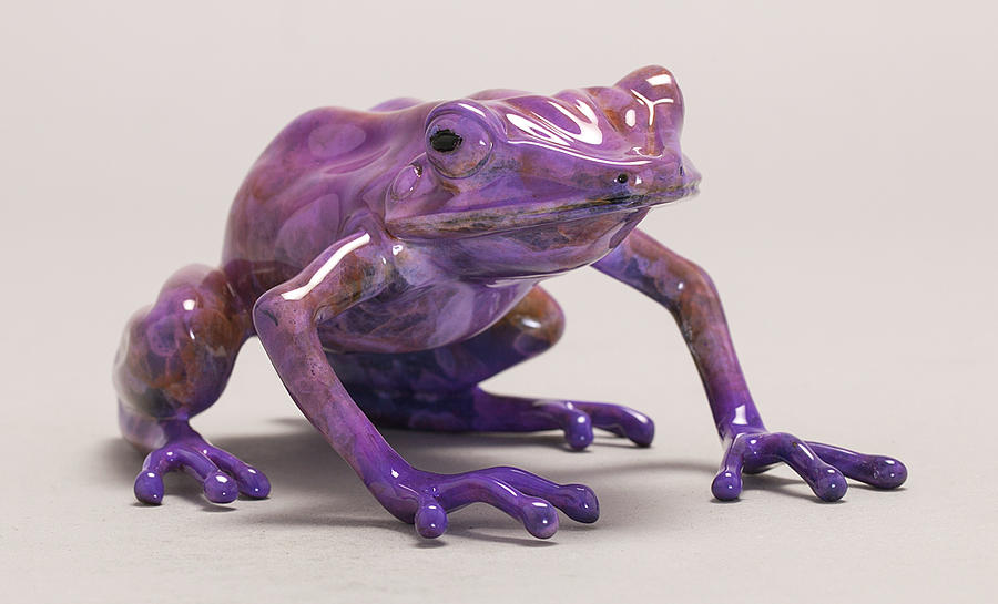 Victor Douieb - Coqui Small Frog Sculpture