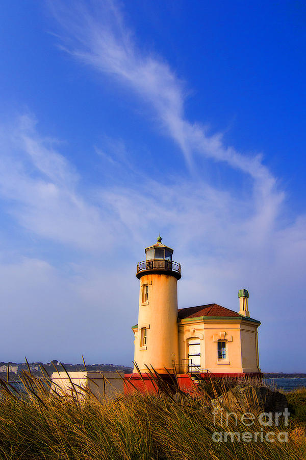 Coquille Lighthouse Photograph by Sonya Lang