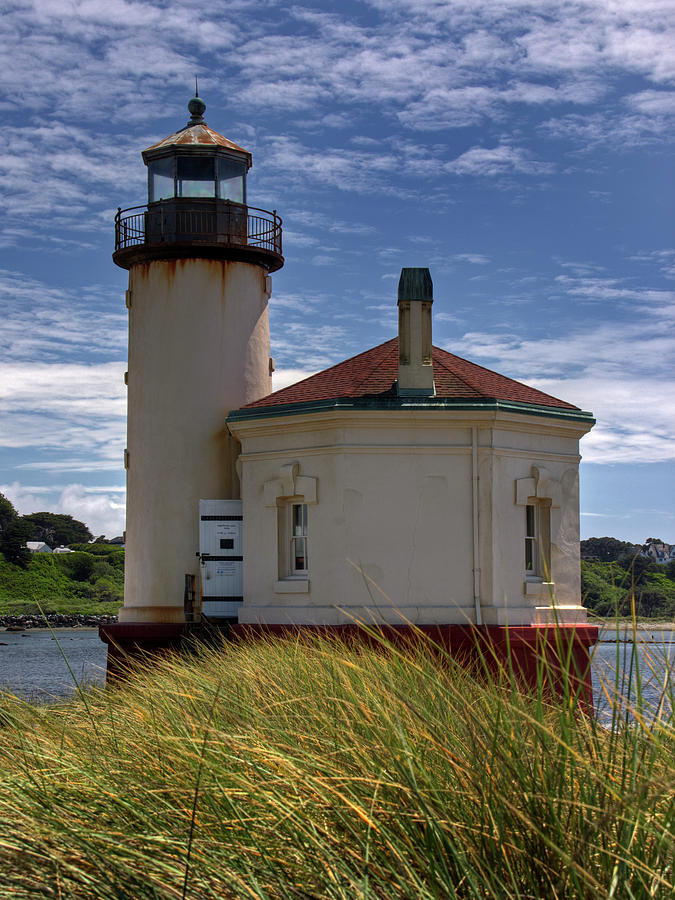 Coquille Lighthouse V Photograph by Inge Riis McDonald