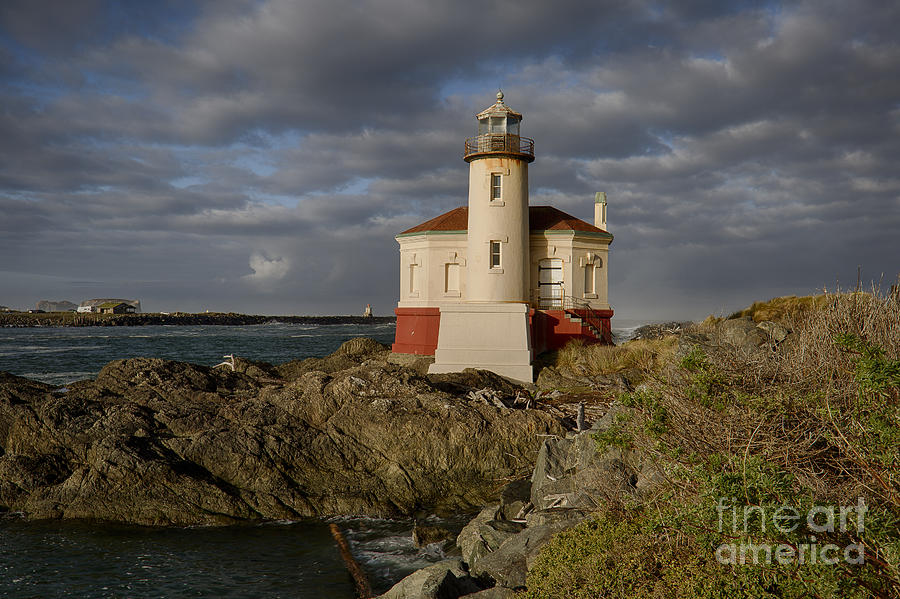 Coquille River Light Photograph by Idaho Scenic Images Linda Lantzy