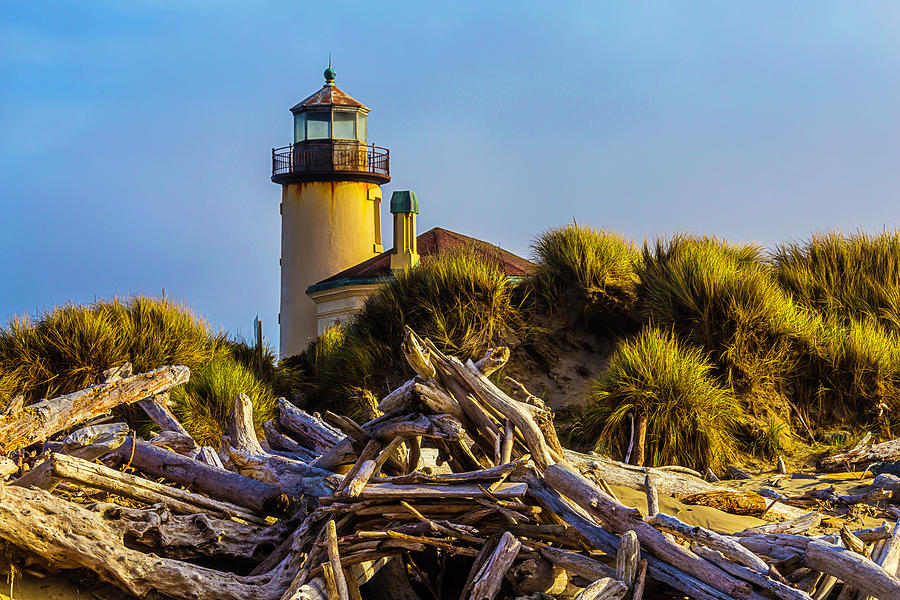 Coquille River Lighthouse Photograph by Garry Gay