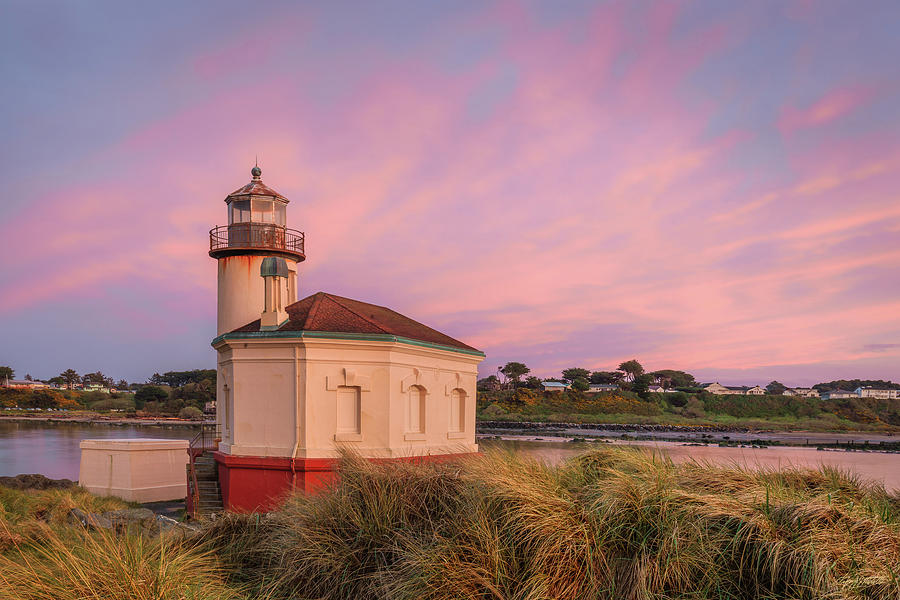 Coquille River Lighthouse Photograph by Greg Mitchell Photography