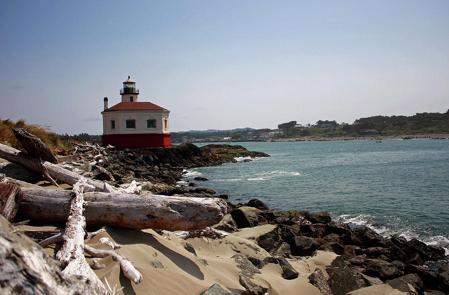 Coquille River Lighthouse Photograph by Kami McKeon