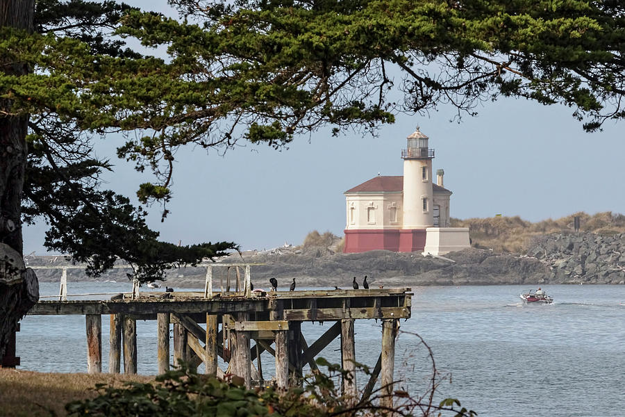 Coquille River Lighthouse Photograph by Wes and Dotty Weber