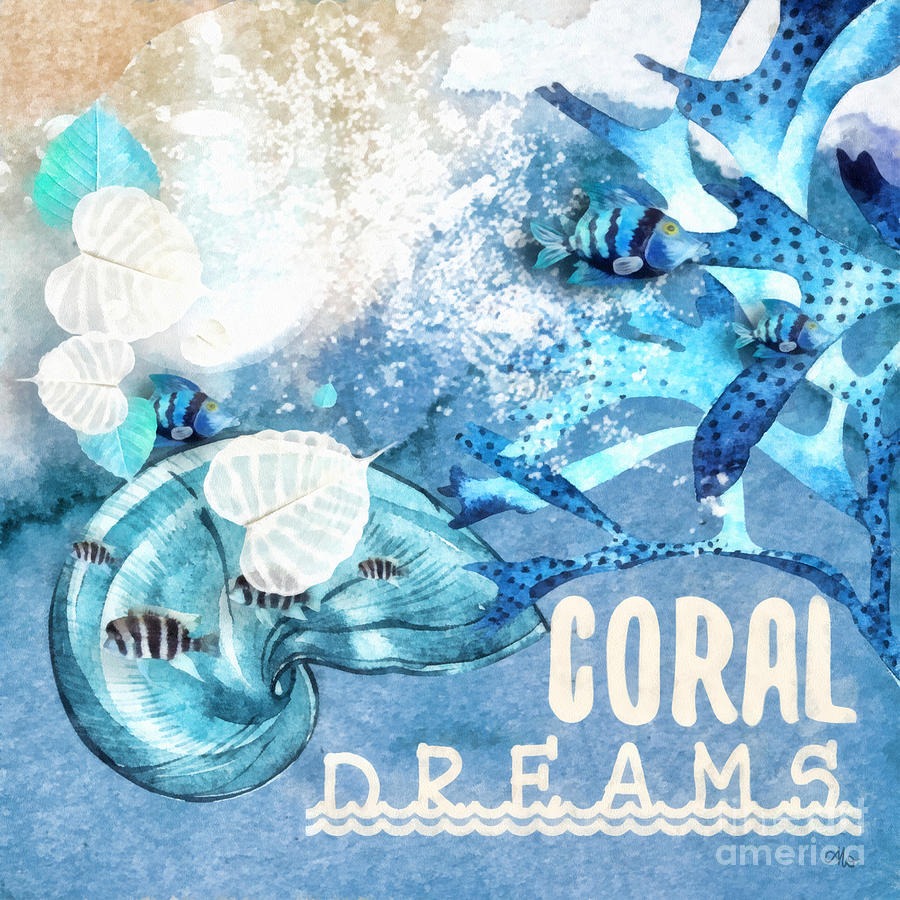 Coral Dreams Painting by Mo T