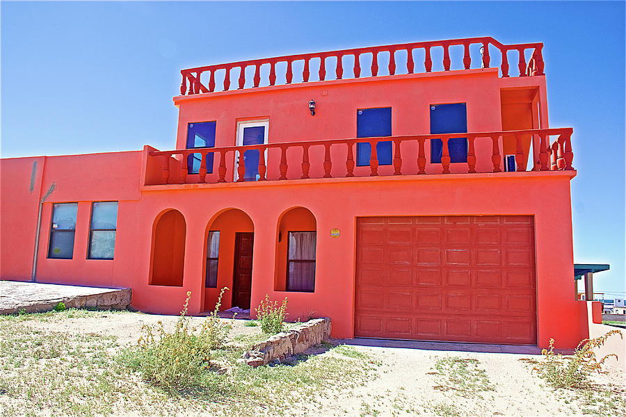 Coral House in La Cholla on Rocky Point in Sonora-Mexico  Photograph by Ruth Hager