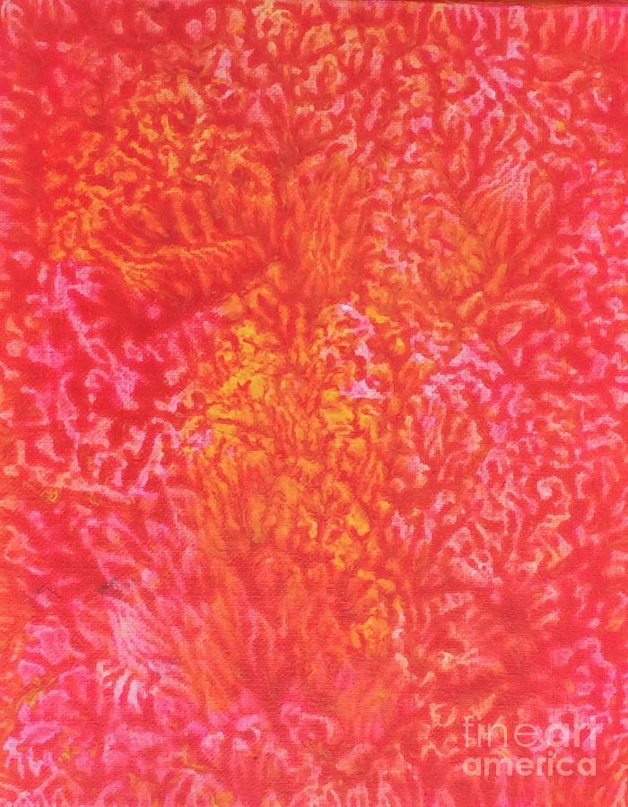 Coral Reef 1 Painting by Buffy Heslin